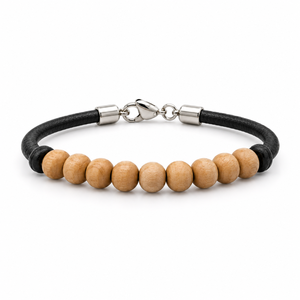 Stylish leather bracelet for men and women.