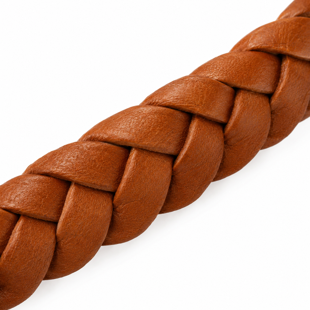 Men's fashion accessory in brown leather.