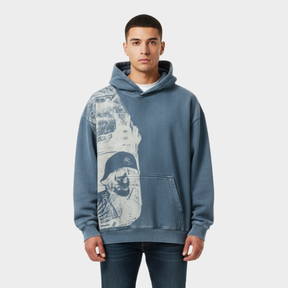 Street Style Hip Hop Graphic Hooded Sweatshirt