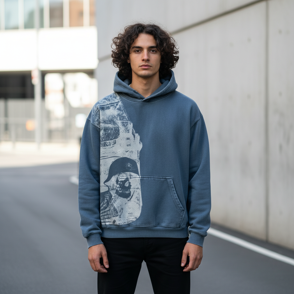 Street Style Hip Hop Graphic Hooded Sweatshirt