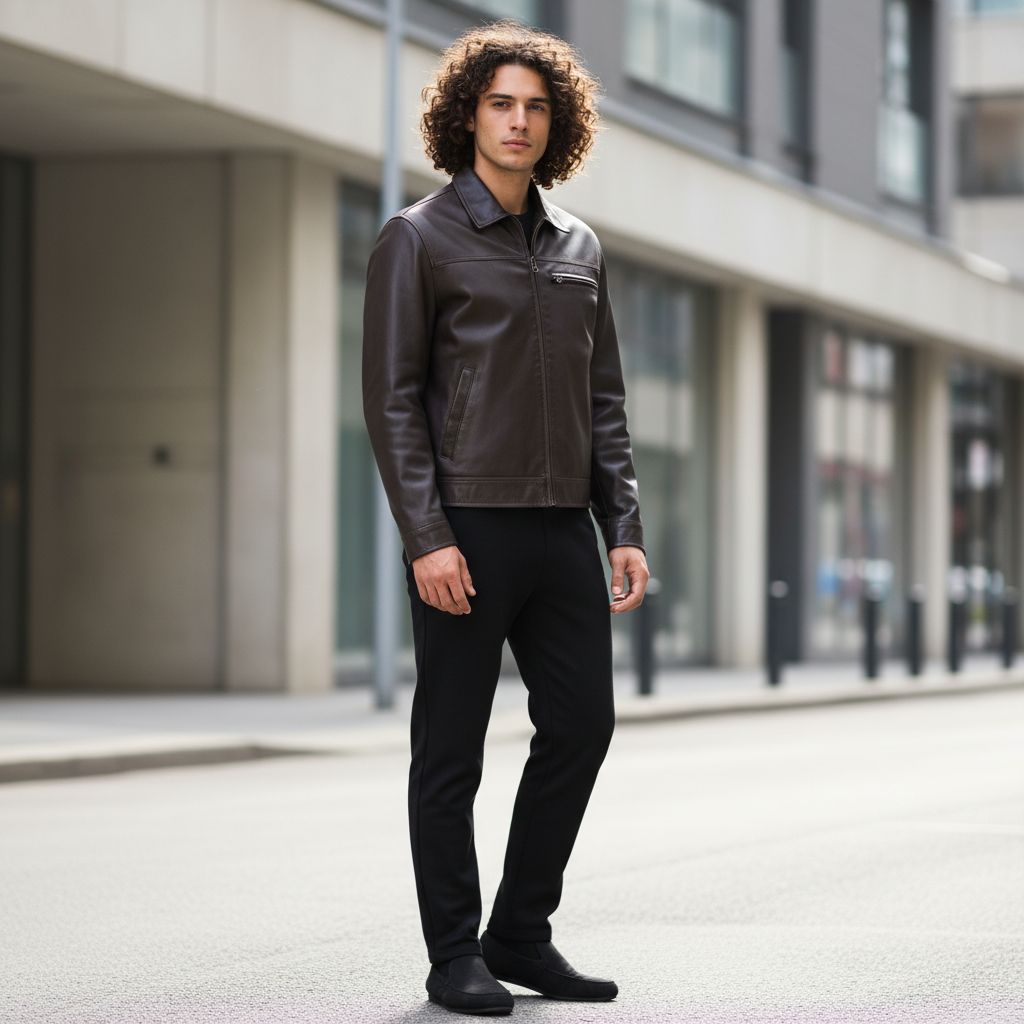 Men’s Waterproof Vintage Zip-Up Jacket