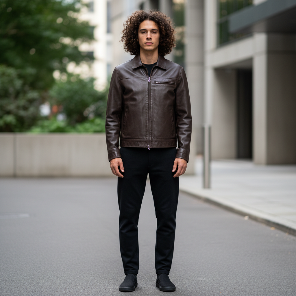 Men’s Waterproof Vintage Zip-Up Jacket