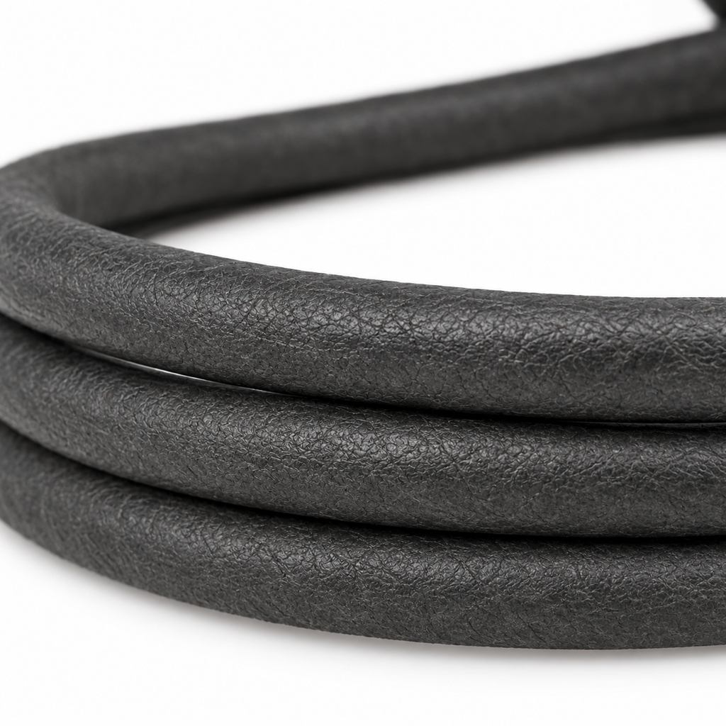Versatile black bracelet for various occasions.