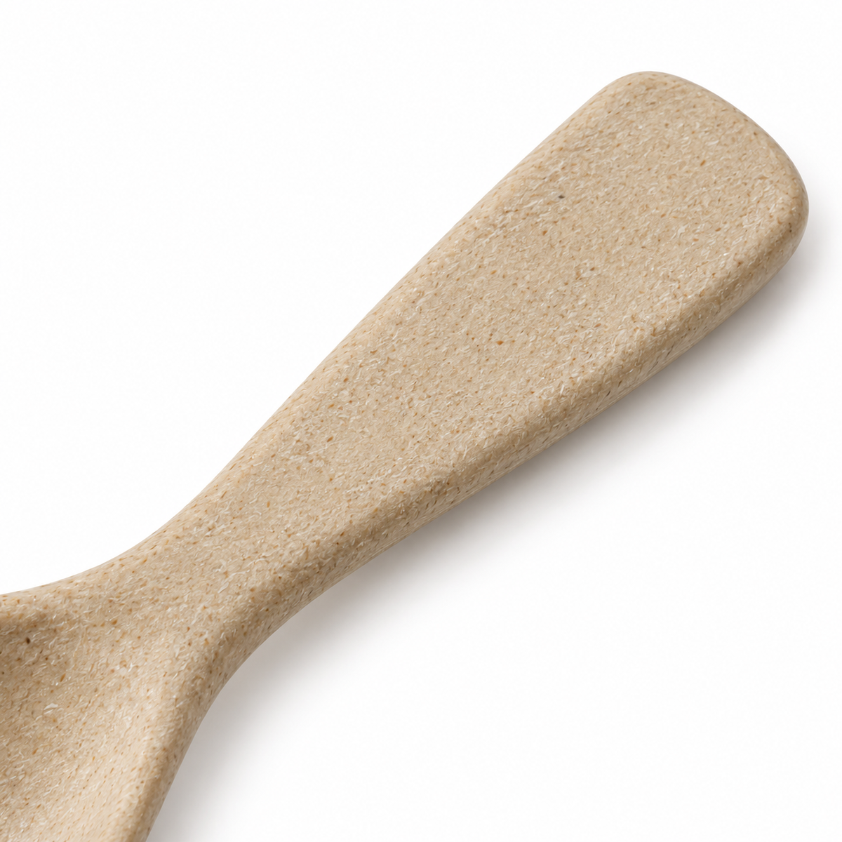 Lightweight and eco-conscious wheat straw spoon.